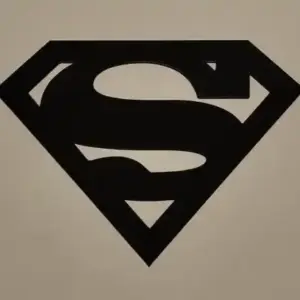Superman symbol wall art