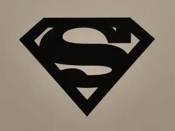 Superman symbol wall art