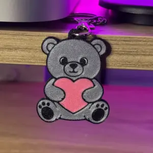 Teddy Bear Pendant Keychain