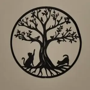 Tree of life with cats