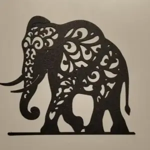 Tribal elephant wall art