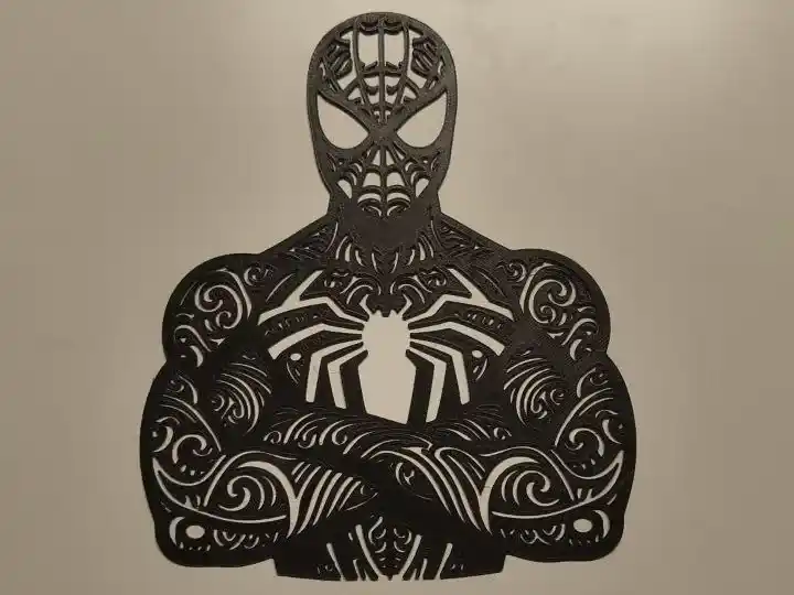 Tribal spiderman wall art
