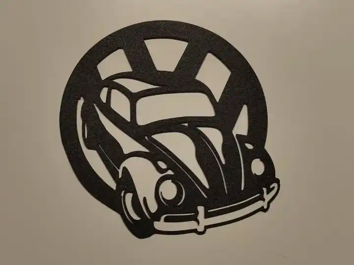 Vw beatle wall art