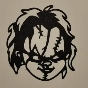 Baby chucky wall art