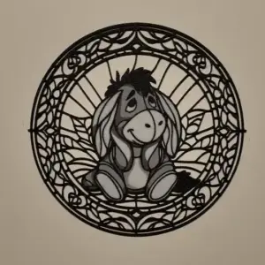 Baby donkey wall art