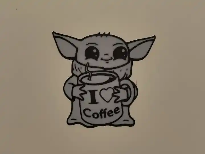 Baby joda i love coffee