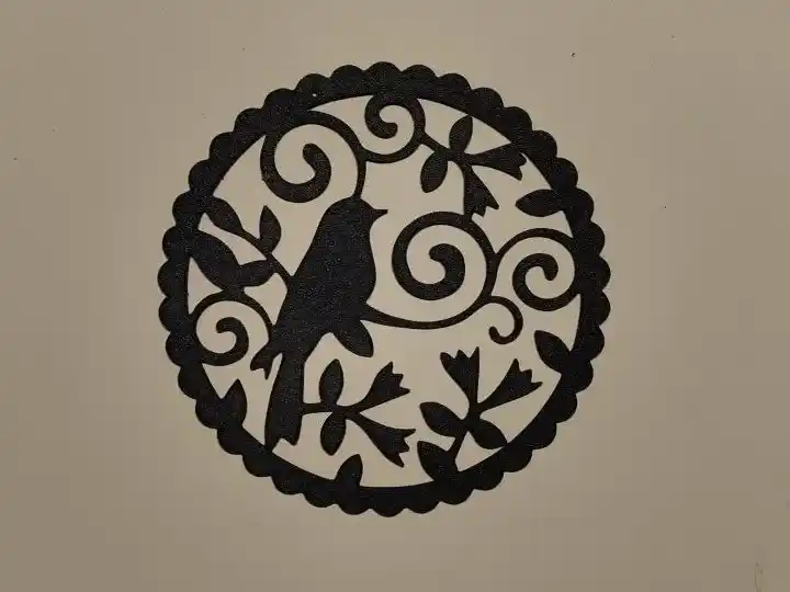 Bird silhouette wall decor