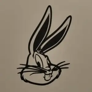 Bugs bunny wall art