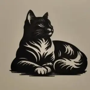 Cat silhouette