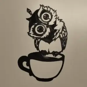 Coffee and buho wall art