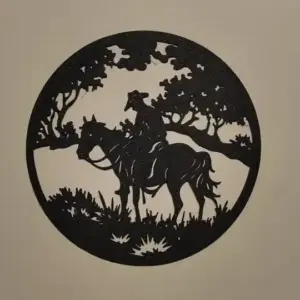 Cowboy wall art