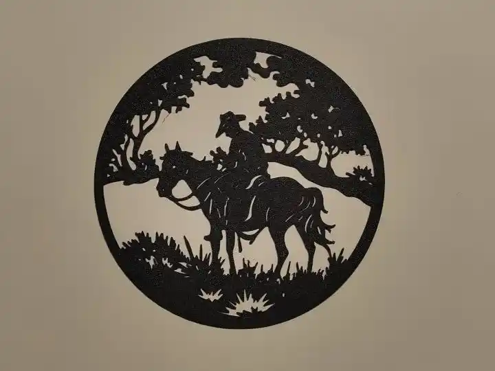 Cowboy wall art