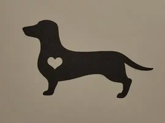 Dachshund silhouette
