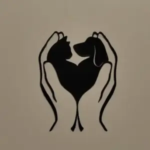 Dog and cat wall art