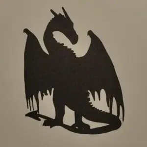 Dragon silhouette