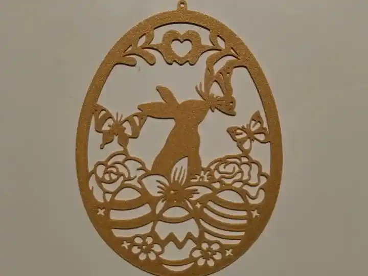 Easter bunny and butterflies