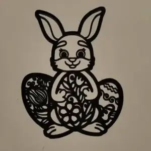 Easter bunny wall art