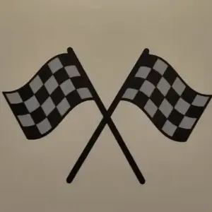 Finish flag wall art