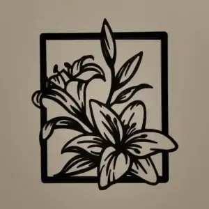 Flowers wall art