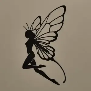 Flying fairy wall art