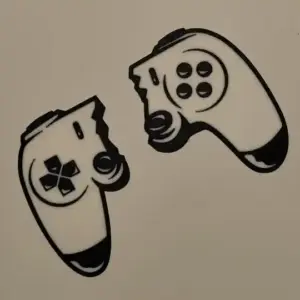 Game controller broke wall art