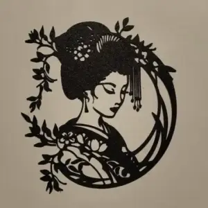 Geisha wall decor