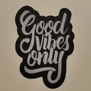 "good vibes only" wall art