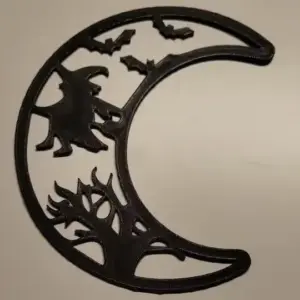 Halloween moon wall art