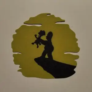 Homer and burt simpson wall art