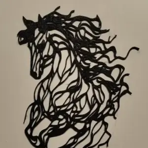 Horse line art