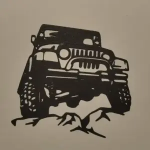 Jeep wrangler wall art