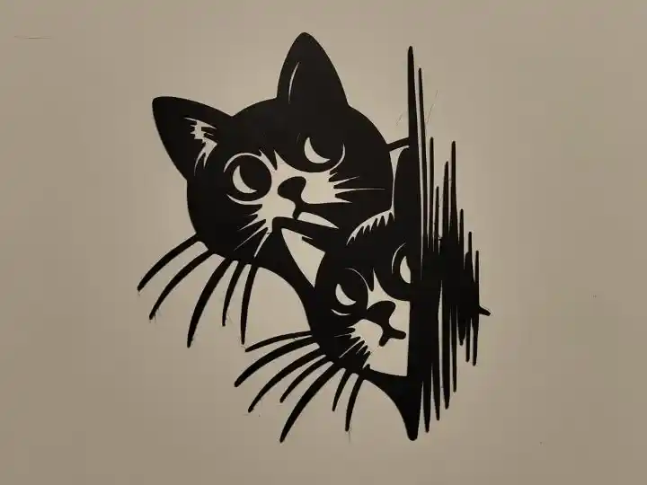 Kitten wall art