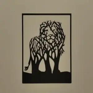 Lion tree art