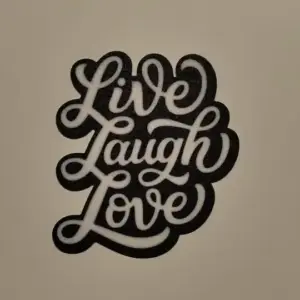 "live laugh love" wall art