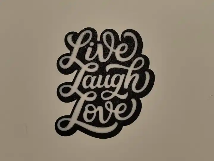 "live laugh love" wall art