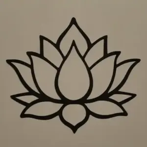 Lotus flower wall art