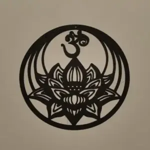 Lotus flower wall decor