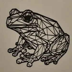 Lowpoly frog