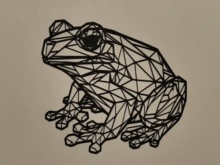 Lowpoly frog
