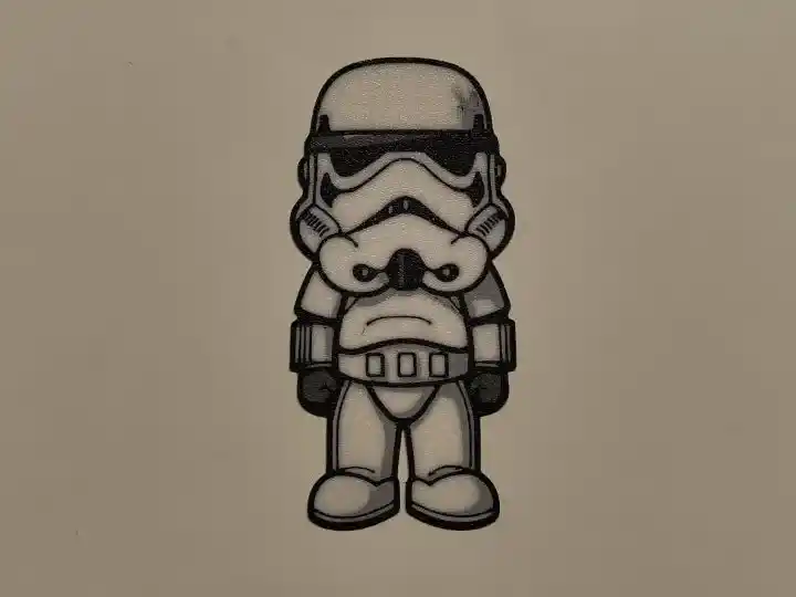 Mini stormtrooper wall art