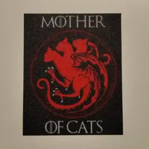 Mother of cats wall art