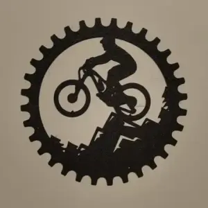 Mountain bike wall art 2