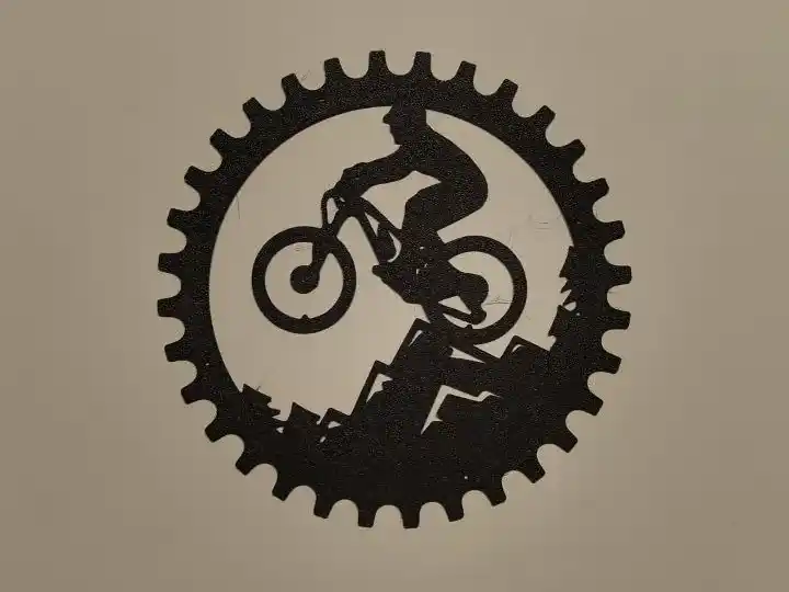 Mountain bike wall art 2
