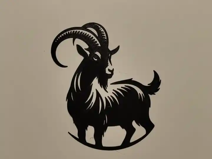 Mountain goat wall art