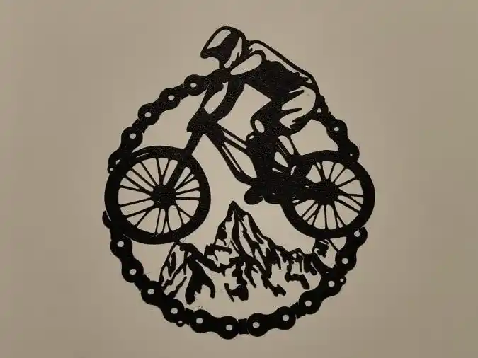 Mountainbike wall art