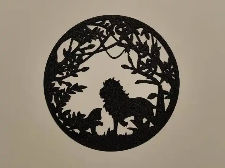 Mufasa and simba wall art