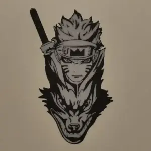 Naruto wall art