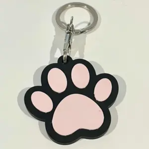 paw keychain