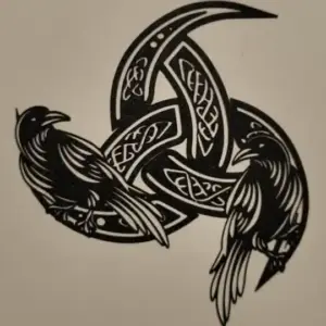 Raven celtic rune