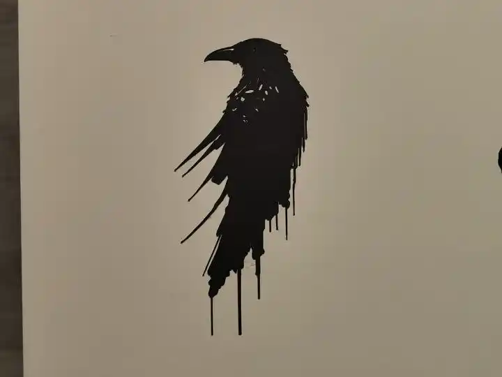 Raven silhouette